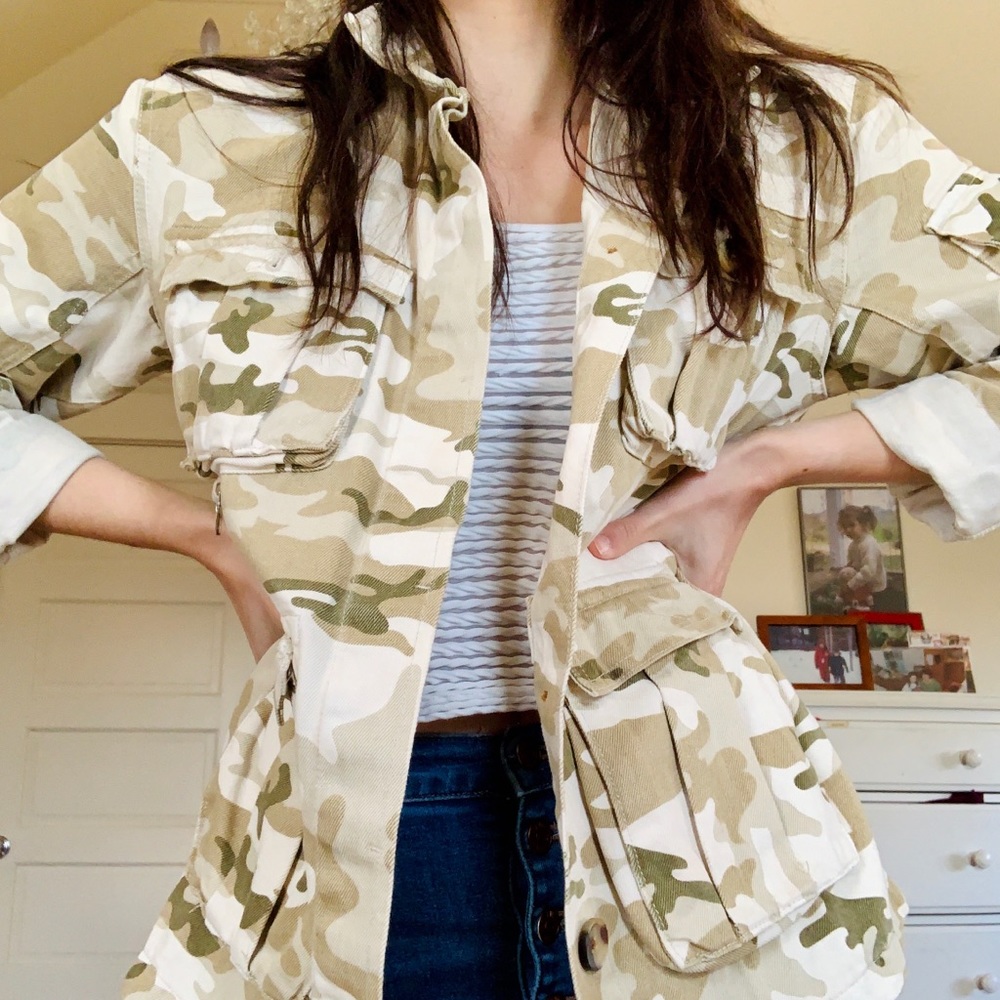 Bershka Camo Jacket - Picture 2 of 5